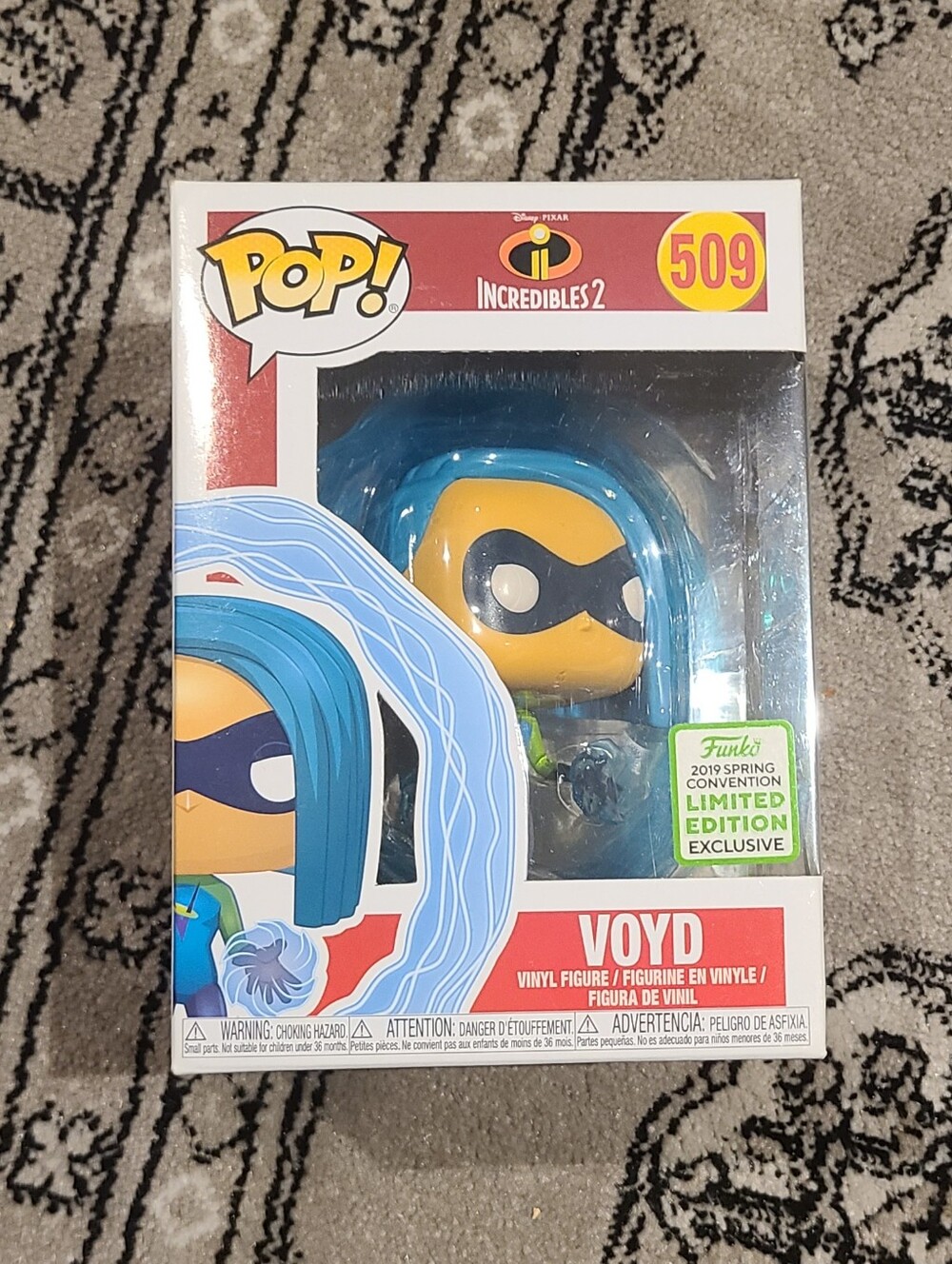 #509 Voyd Funko Pop Disney Pixar The Incredibles 2 (2019 Spring Convention)